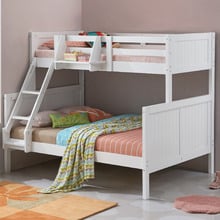 Springfield Single Over Double Convertible Bunk Bed with Hanging Shelf